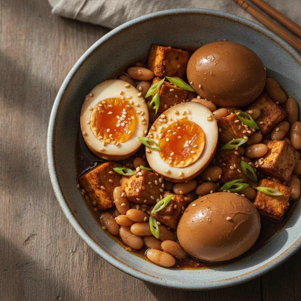 Soy Braised Eggs (High-Protein)