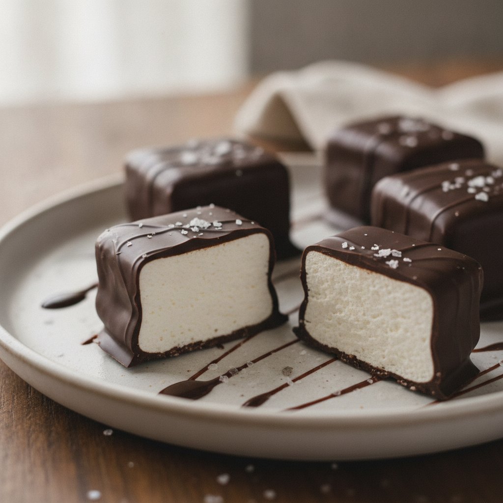 Chocolate Covered Marshmallow Candy