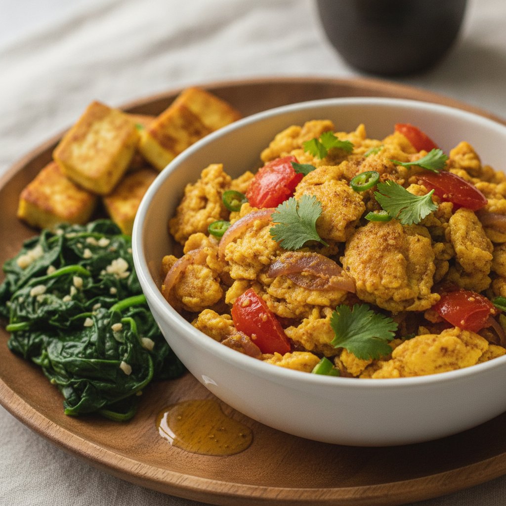 Spiced Scrambled Eggs (Keto)