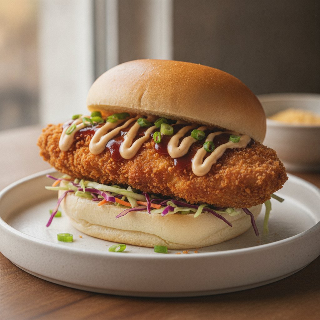 Japanese Fried Chicken Sandwich