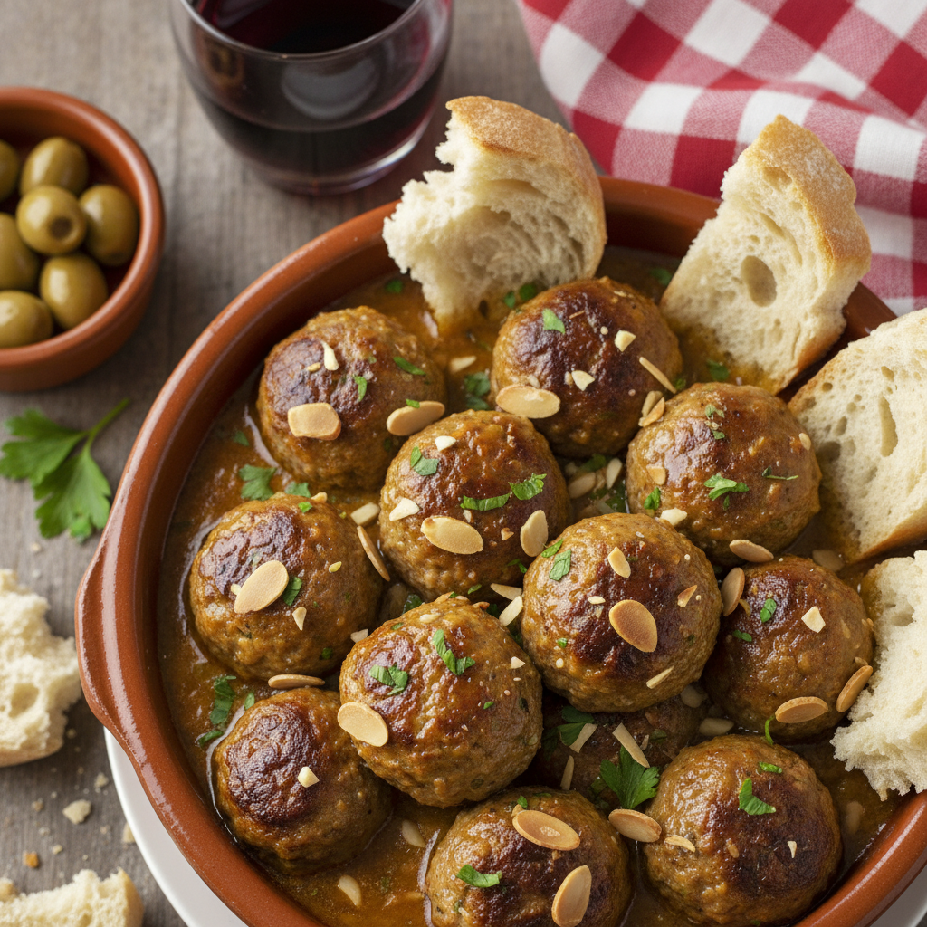 Spanish Almond Meatballs