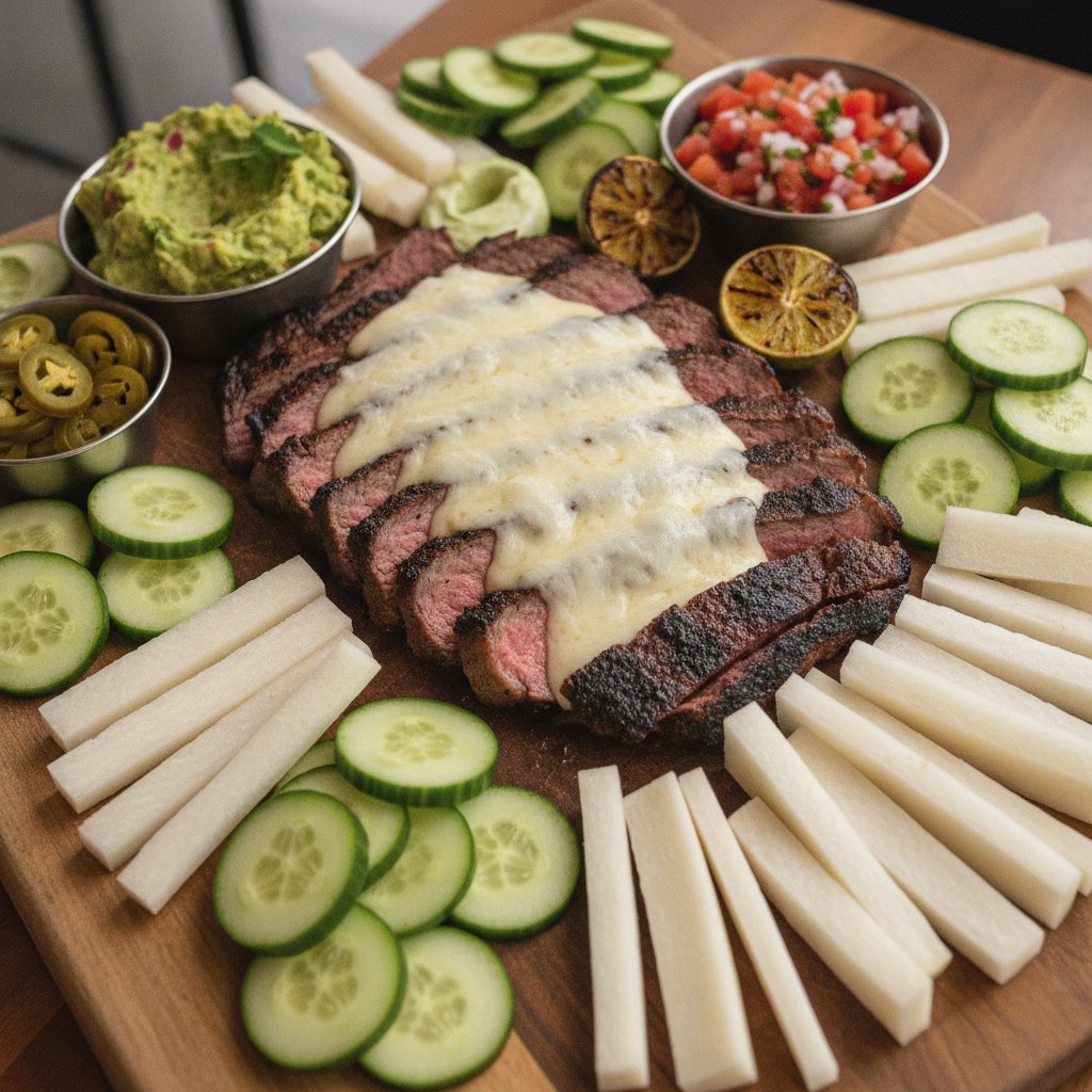 Grilled Steak Dip Board (Keto)
