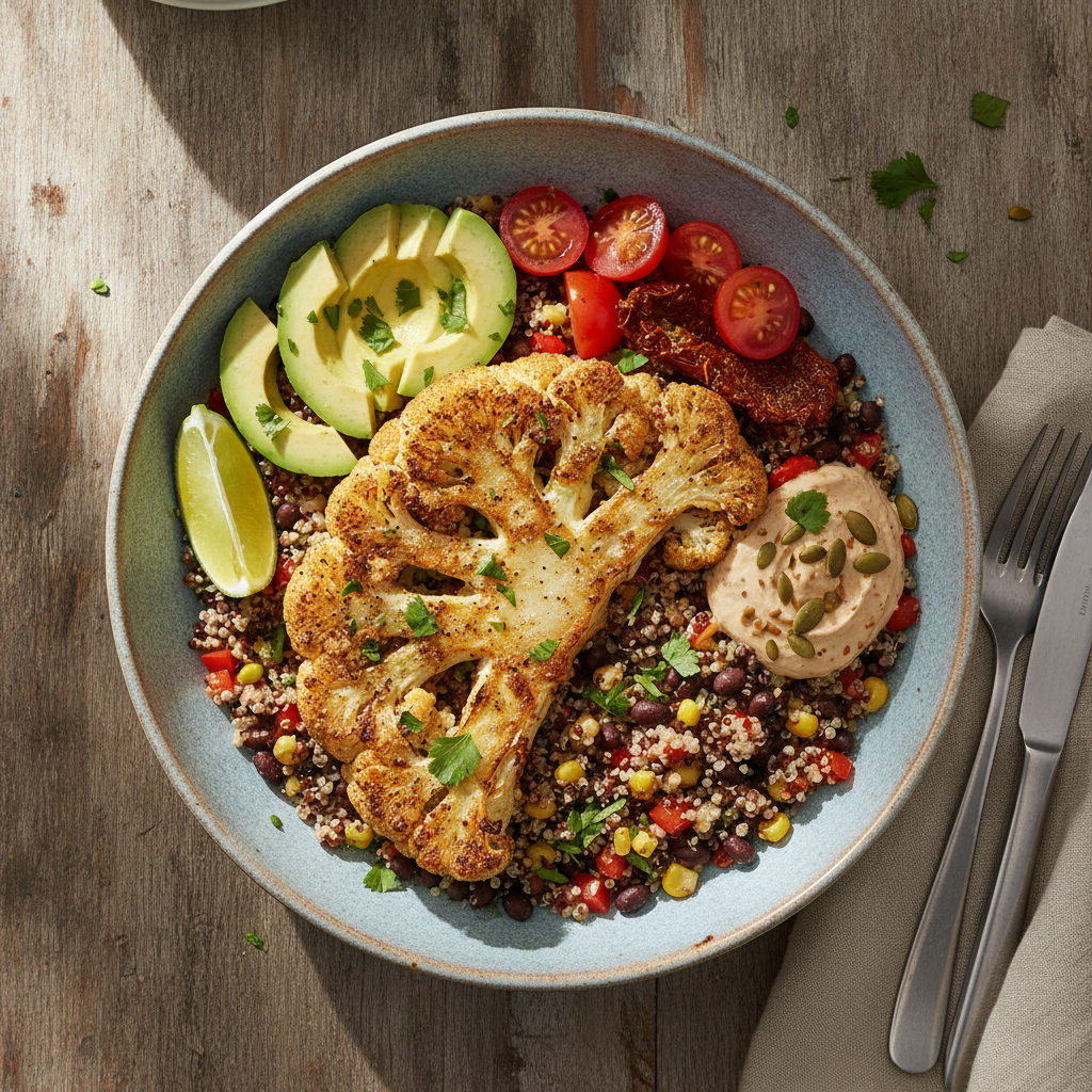 California Cauliflower Steak Bowl