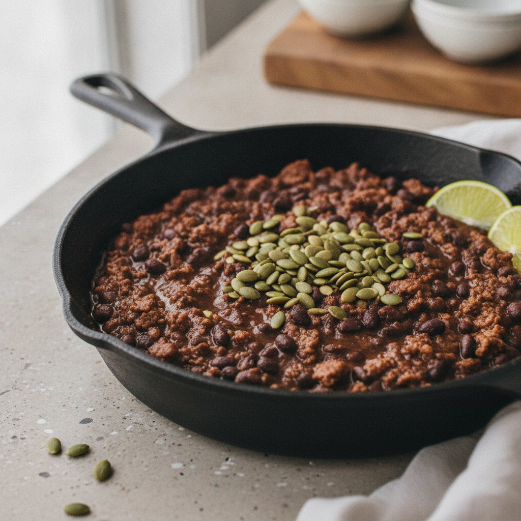 Turkey in Spiced Chocolate Sauce (High-Protein)