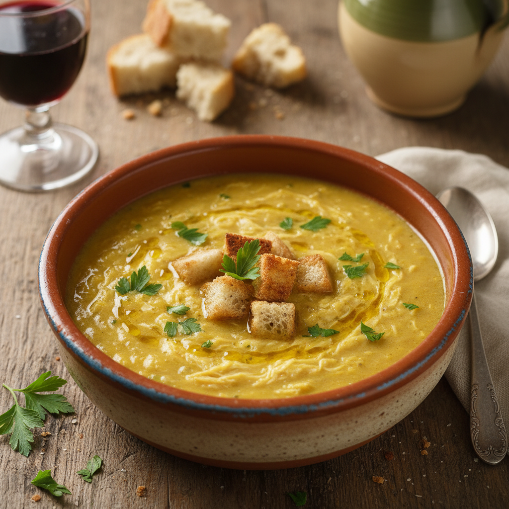 Malaga Egg-Thickened Soup
