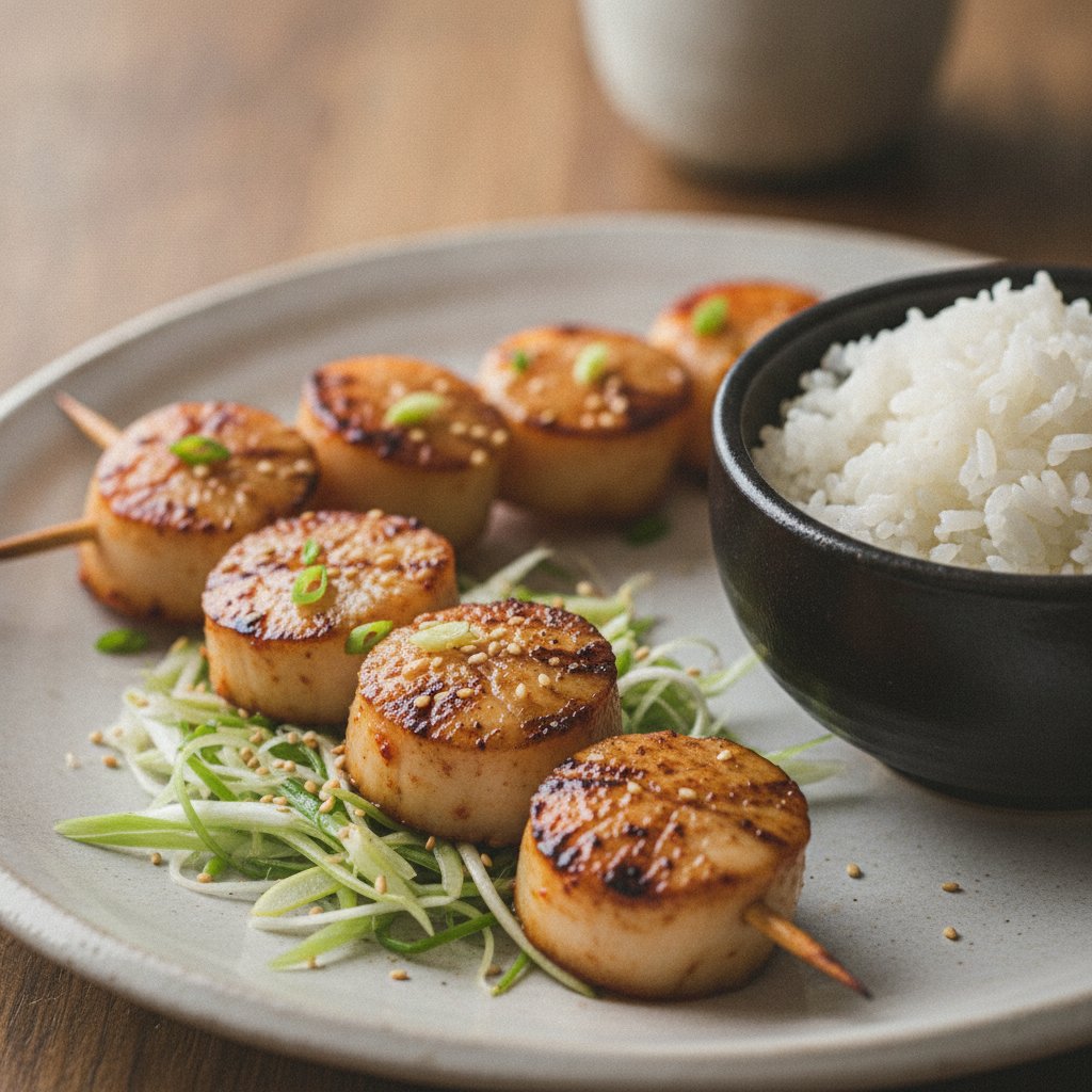 Korean Grilled Scallops