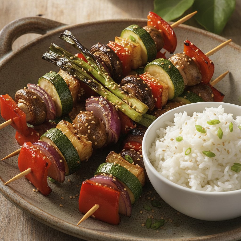 Grilled Assorted Vegetable Skewers