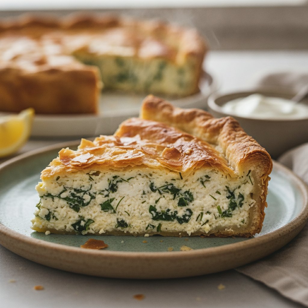 Spinach and Cheese Pie (High-Protein)
