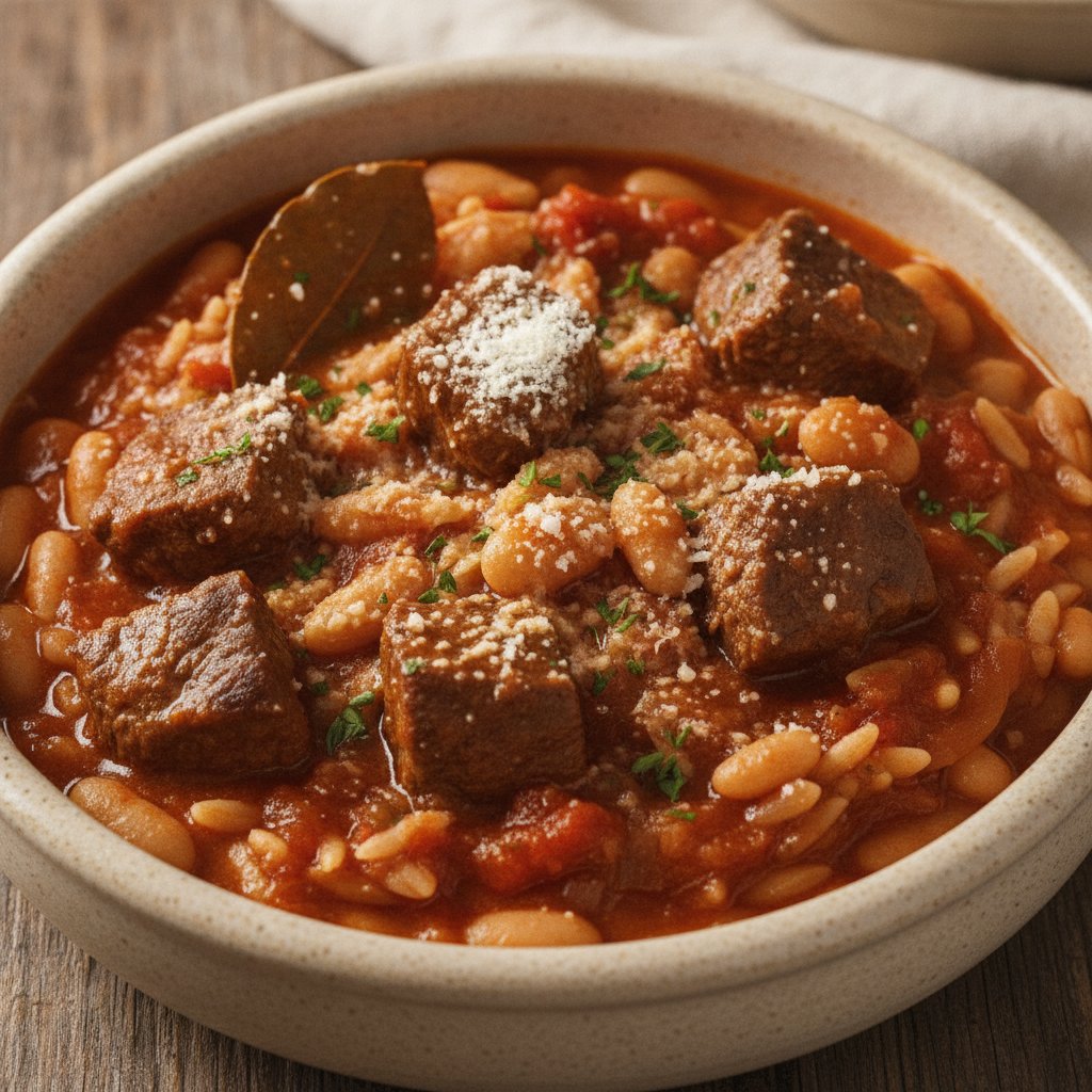Neapolitan Sunday Meat Stew (High-Protein)