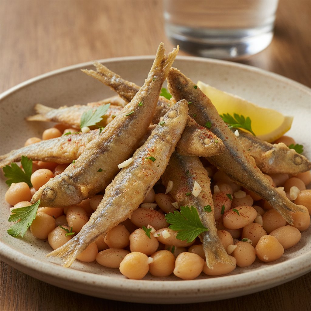 Fried Whole Baby Fish (High-Protein)