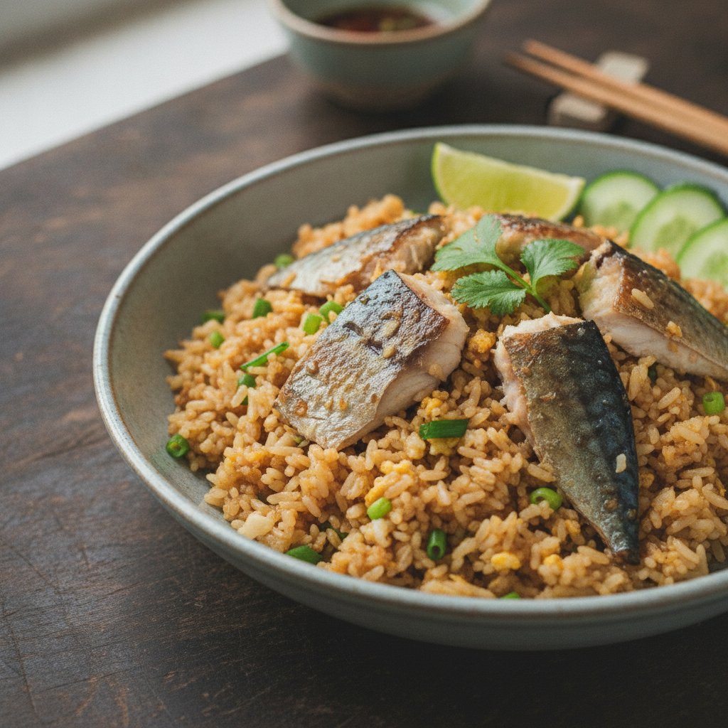 Thai Fried Rice With Mackerel