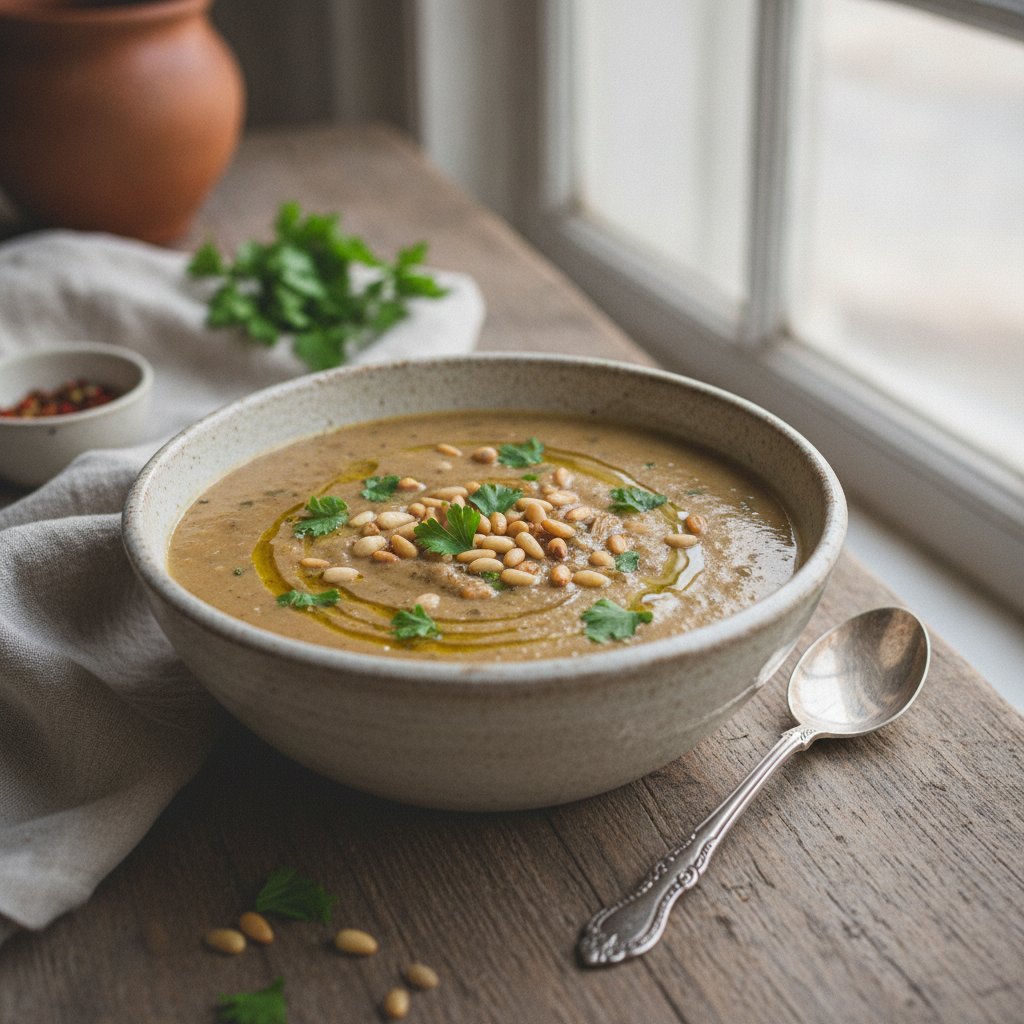 Roasted Eggplant Soup