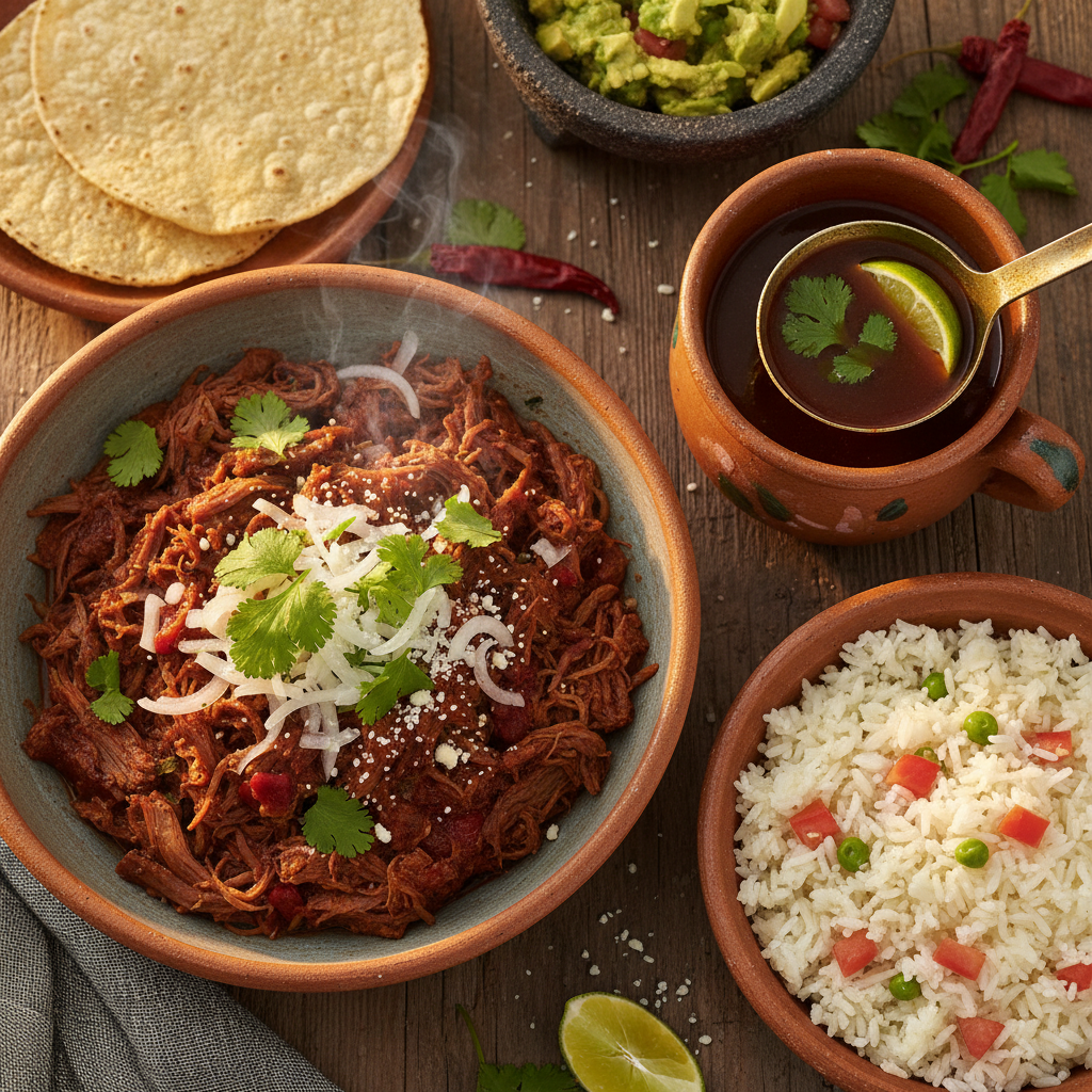 Birria Bowl con Consome y Arroz