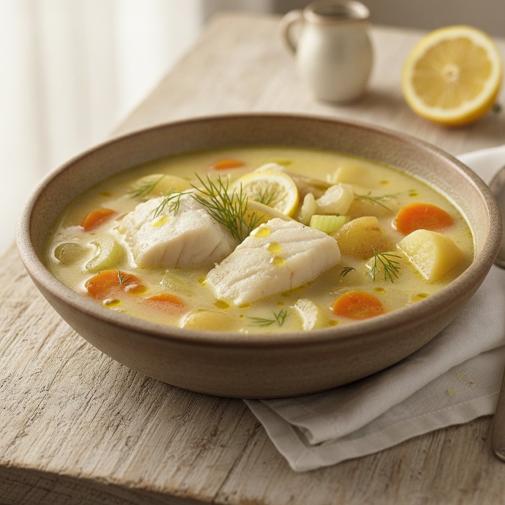 Greek Fish Soup (Gluten-Free)