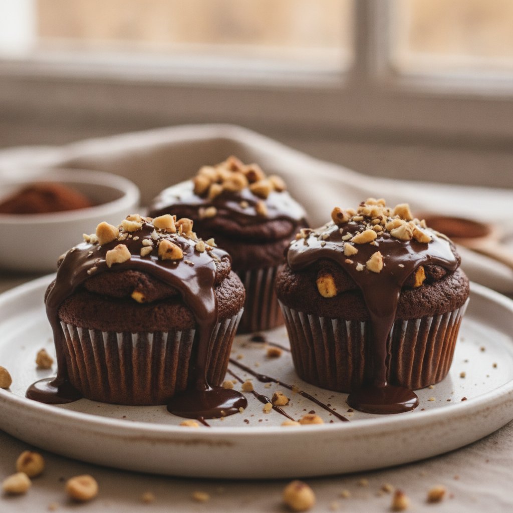 Chocolate Hazelnut Cupcakes