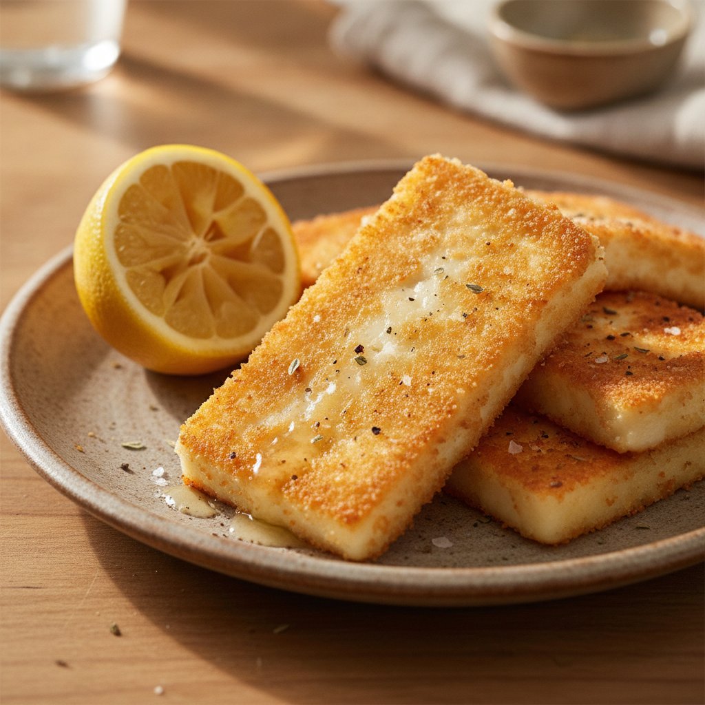 Golden Fried Cheese (Gluten-Free)