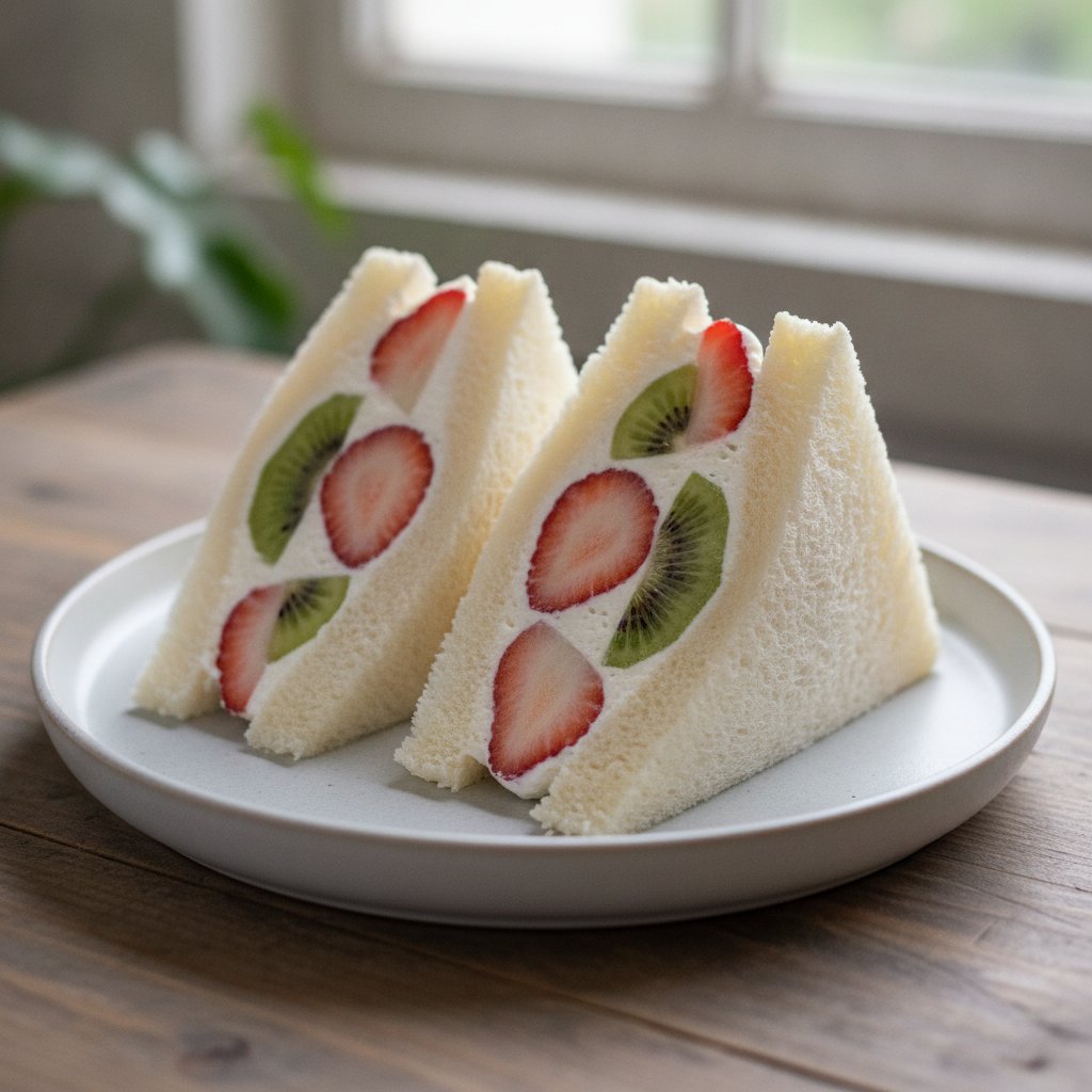 Japanese Fruit Cream Sandwich (Gluten-Free)