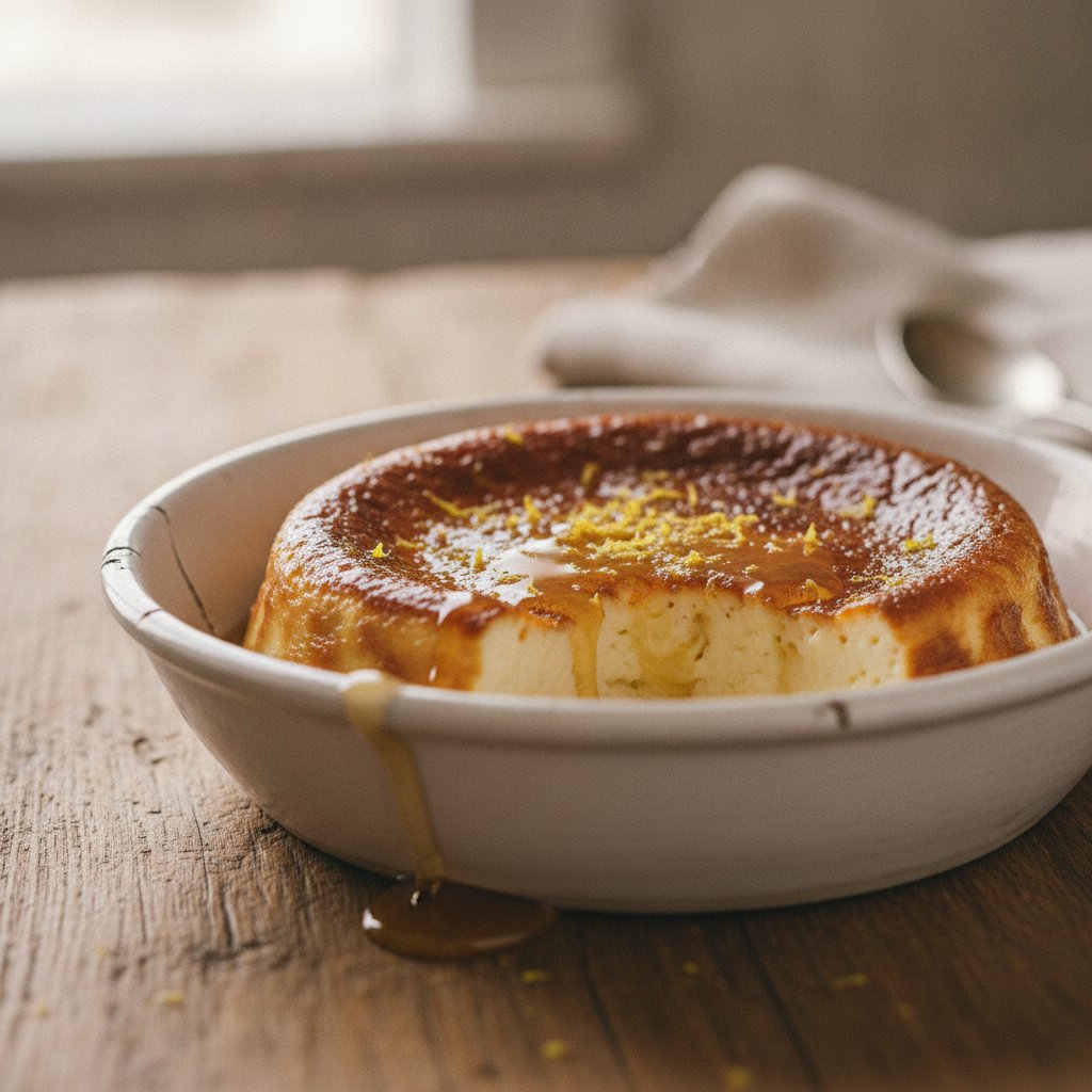 Spanish Baked Sweet Cheese Pudding