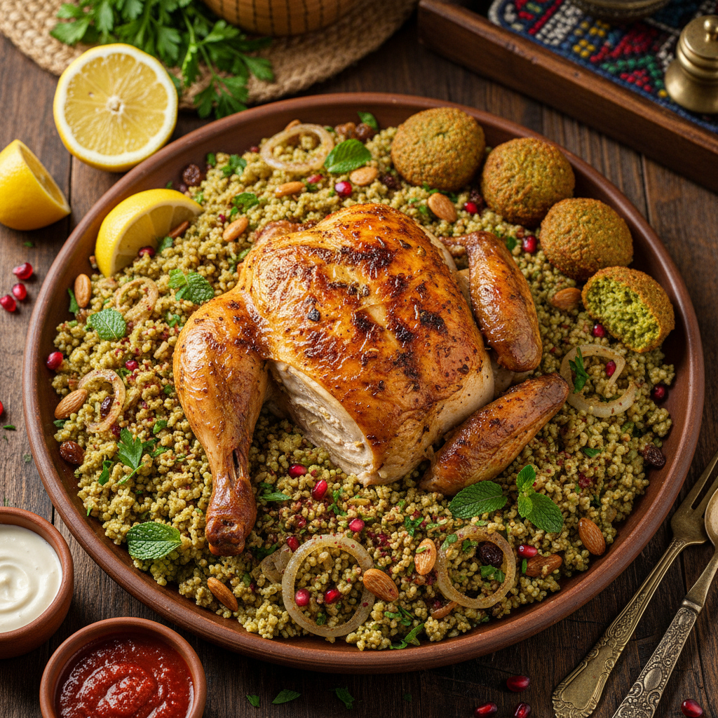 Chicken Freekeh Falastini