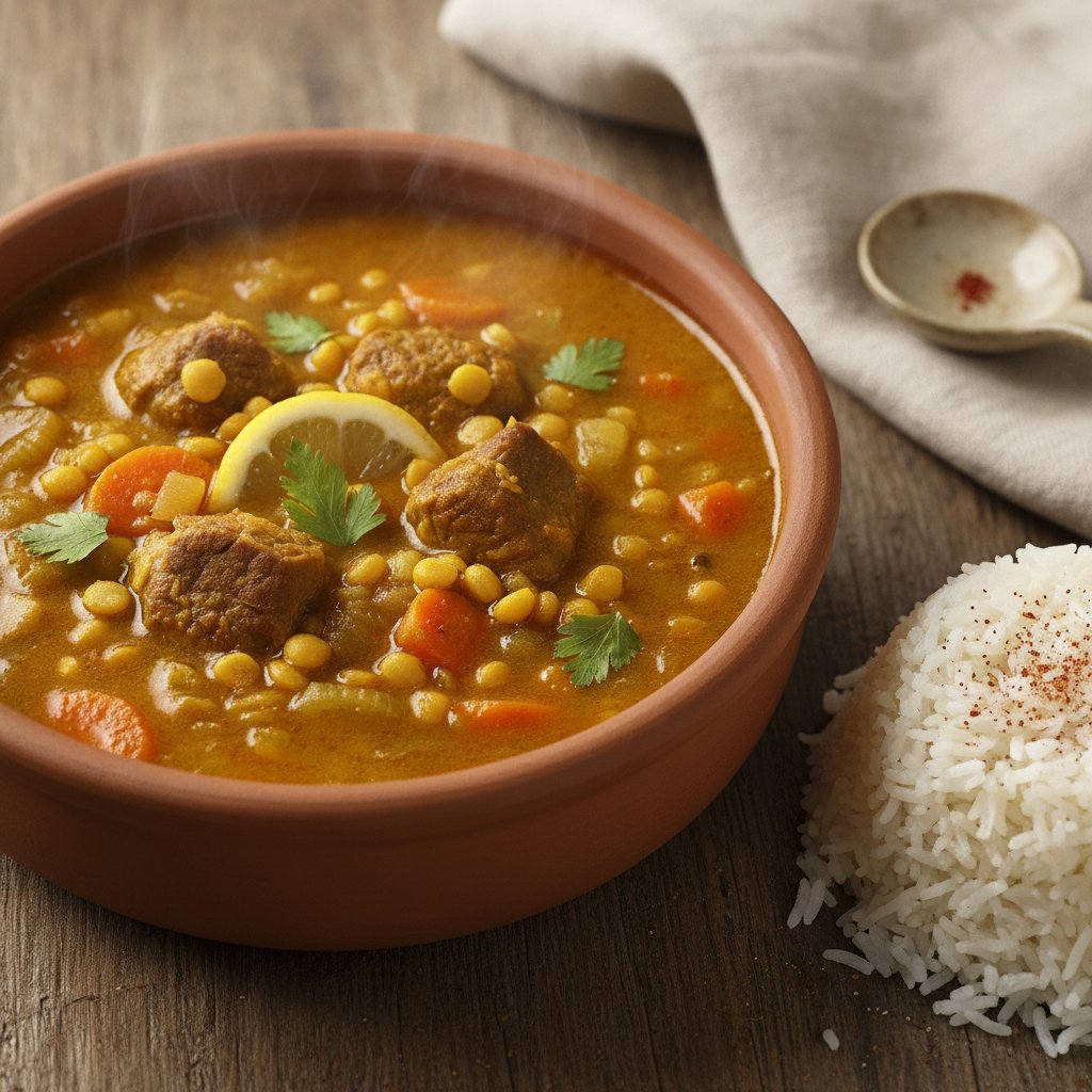 Split Pea and Vegetable Stew (Low-Calorie)