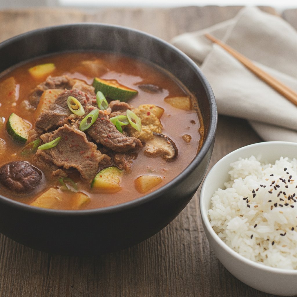 Spicy Beef and Vegetable Soup (Gluten-Free)