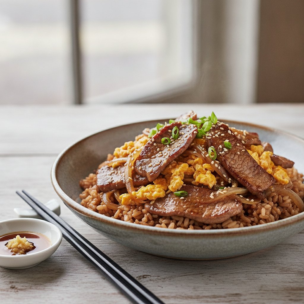 Grilled Lamb and Onion Skillet (High-Protein)