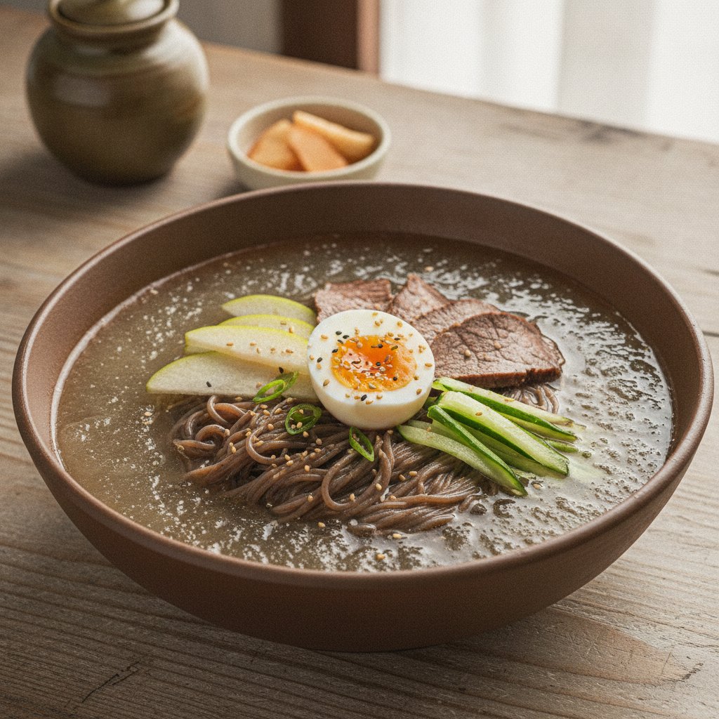 Chilled Buckwheat Noodles in Broth