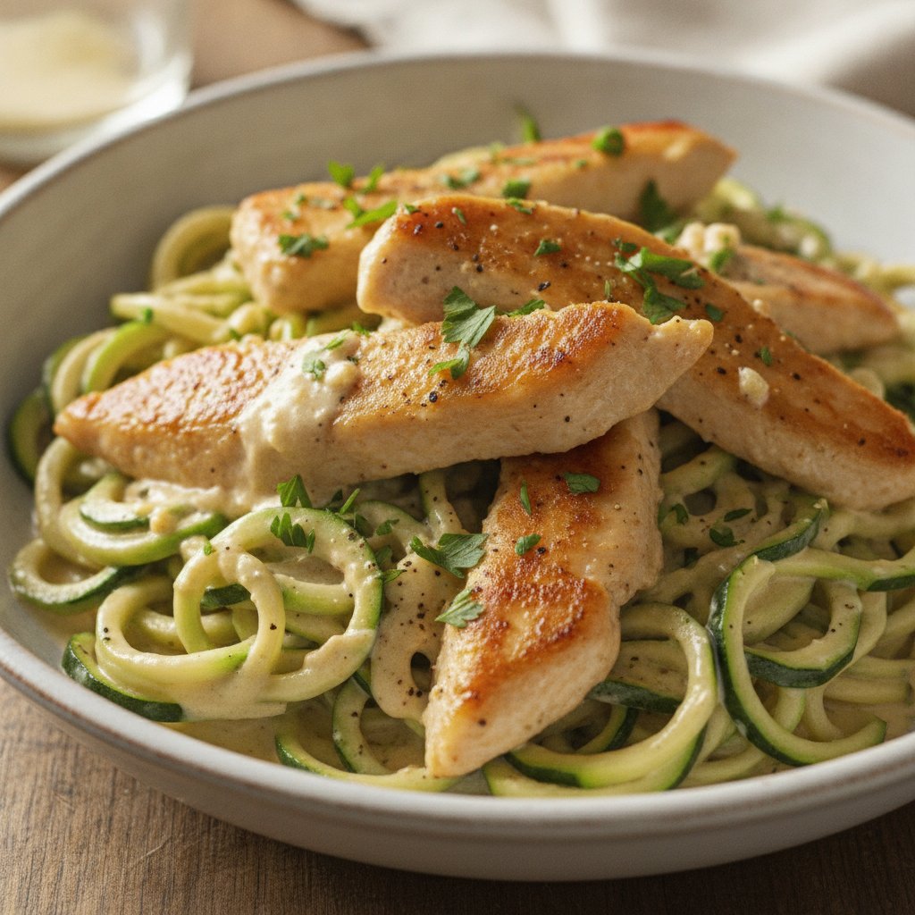 Chicken Alfredo (Keto)