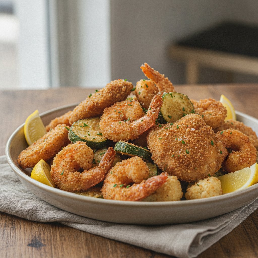Fried Mixed Meats and Vegetables (Gluten-Free)