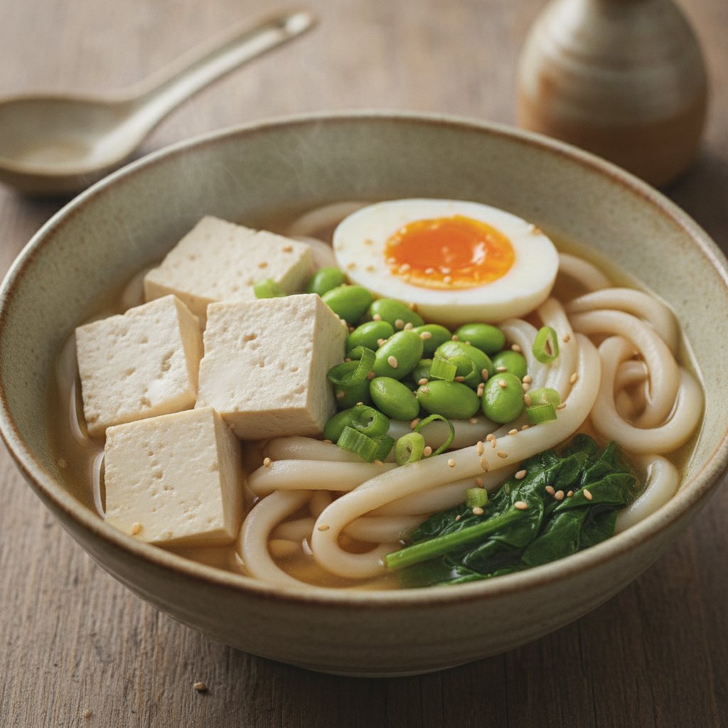 Thick Wheat Noodles in Broth (GLP-1)