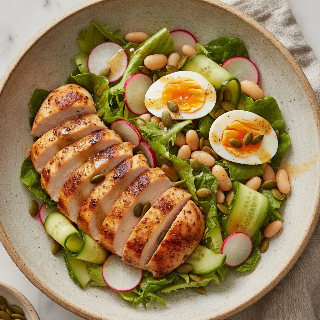 American Garden Chicken Salad (High-Protein)
