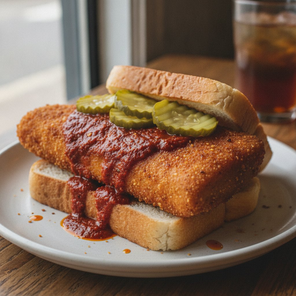 Nashville hot fish sandwich