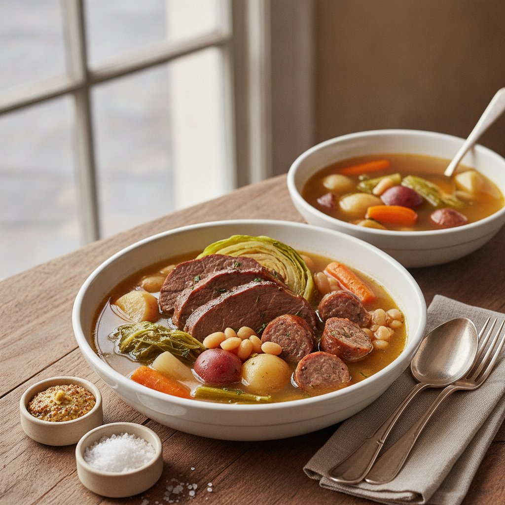 Beef and Vegetable Boiled Dinner (High-Protein)