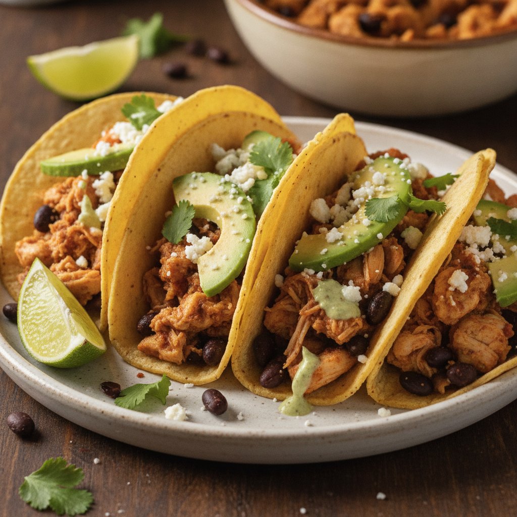 Shredded Chicken Tacos (High-Protein)