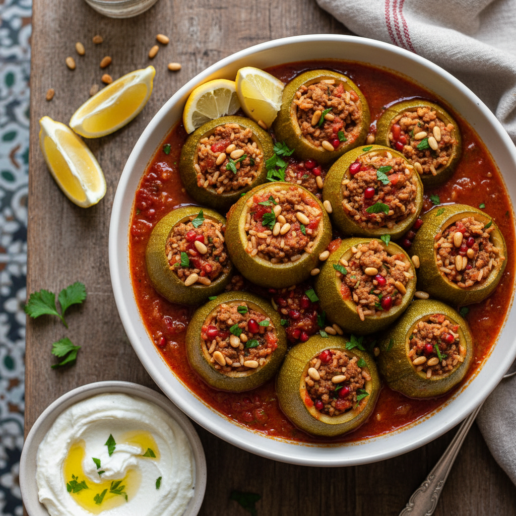 Lamb Mahshi Koosa