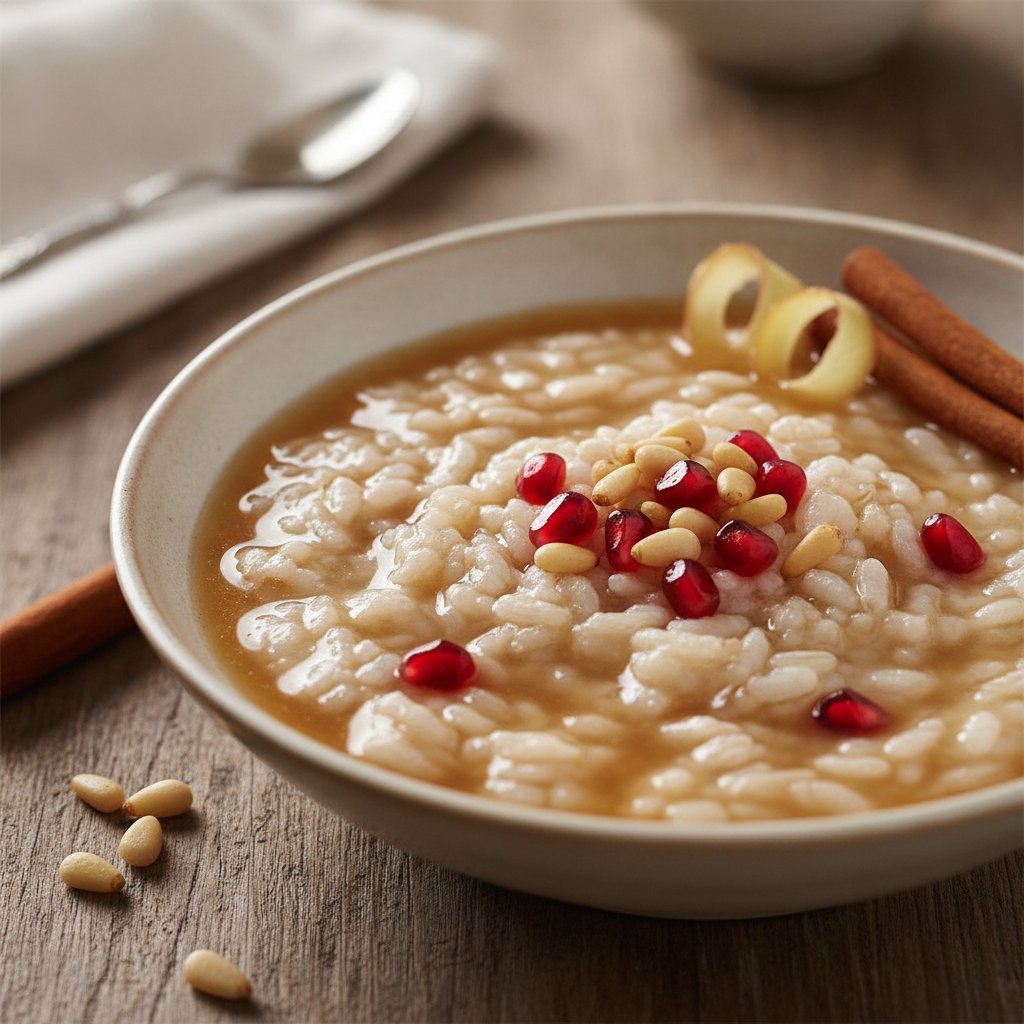 Sweet Rice Punch Pudding