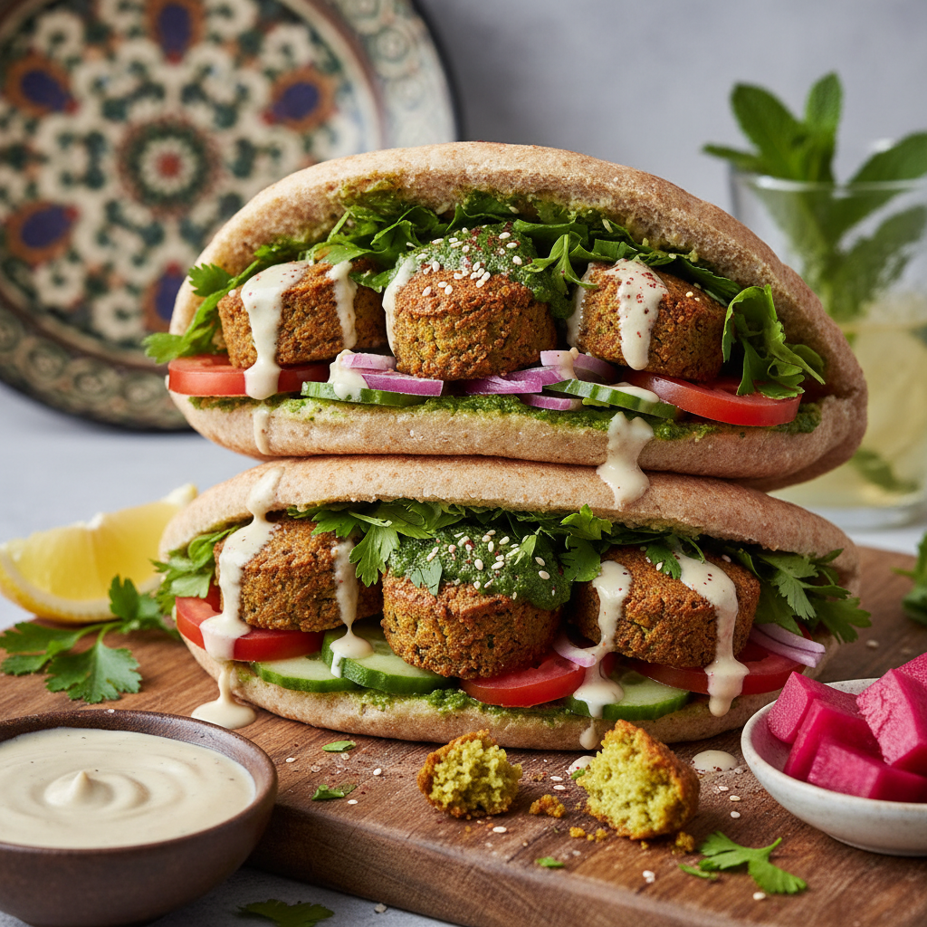 Falafel Pita Sandwich