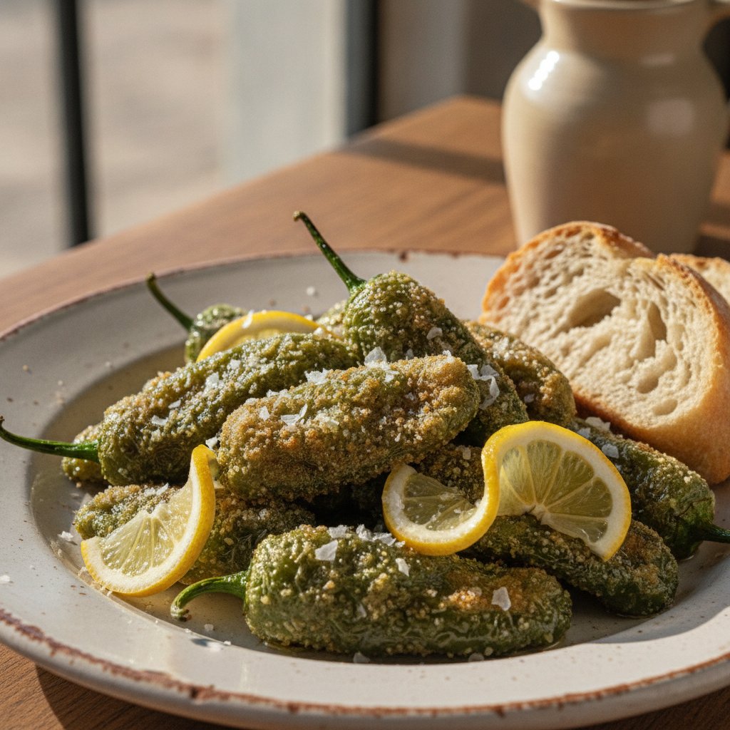 Fried Green Peppers (Low-Calorie)