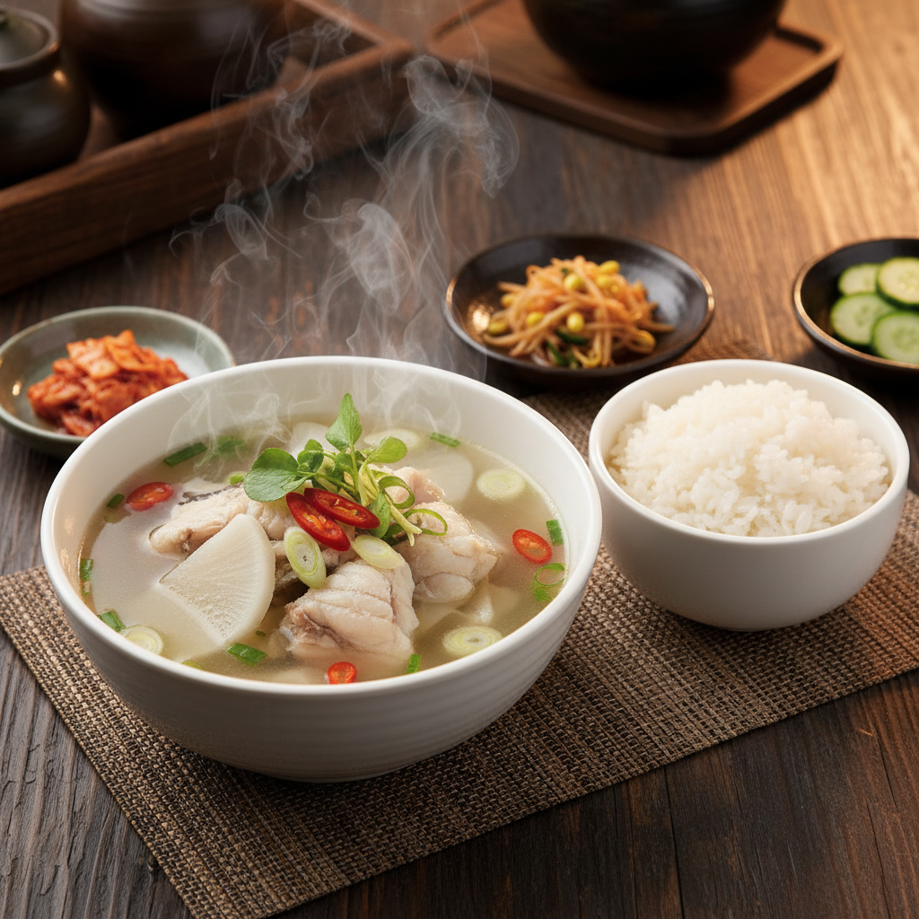 Daegu Jiri Cod Clear Soup with Rice