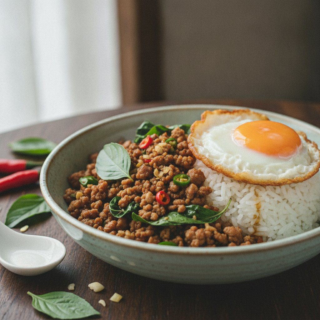 Thai Basil Pork Rice