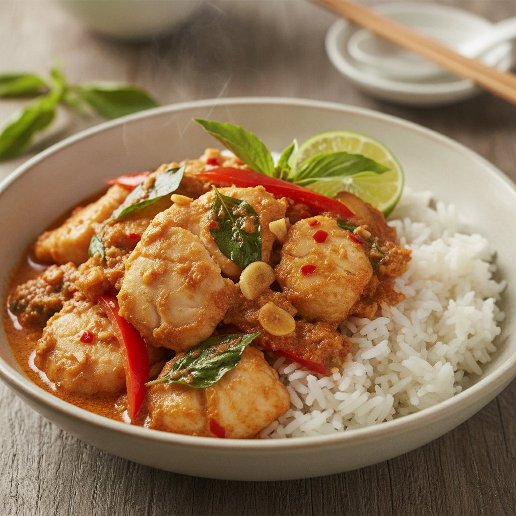 Stir-Fried Fish with Curry Paste