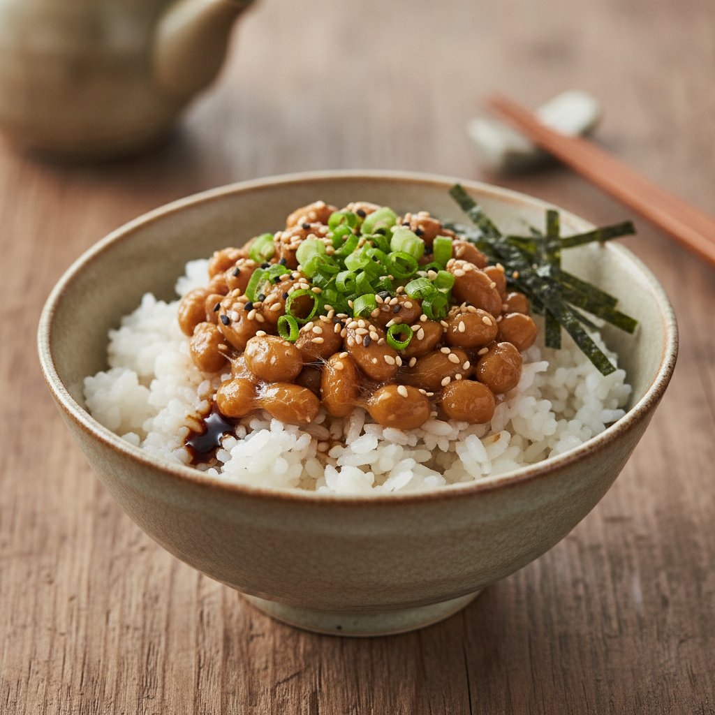 Fermented Soybean Rice Bowl
