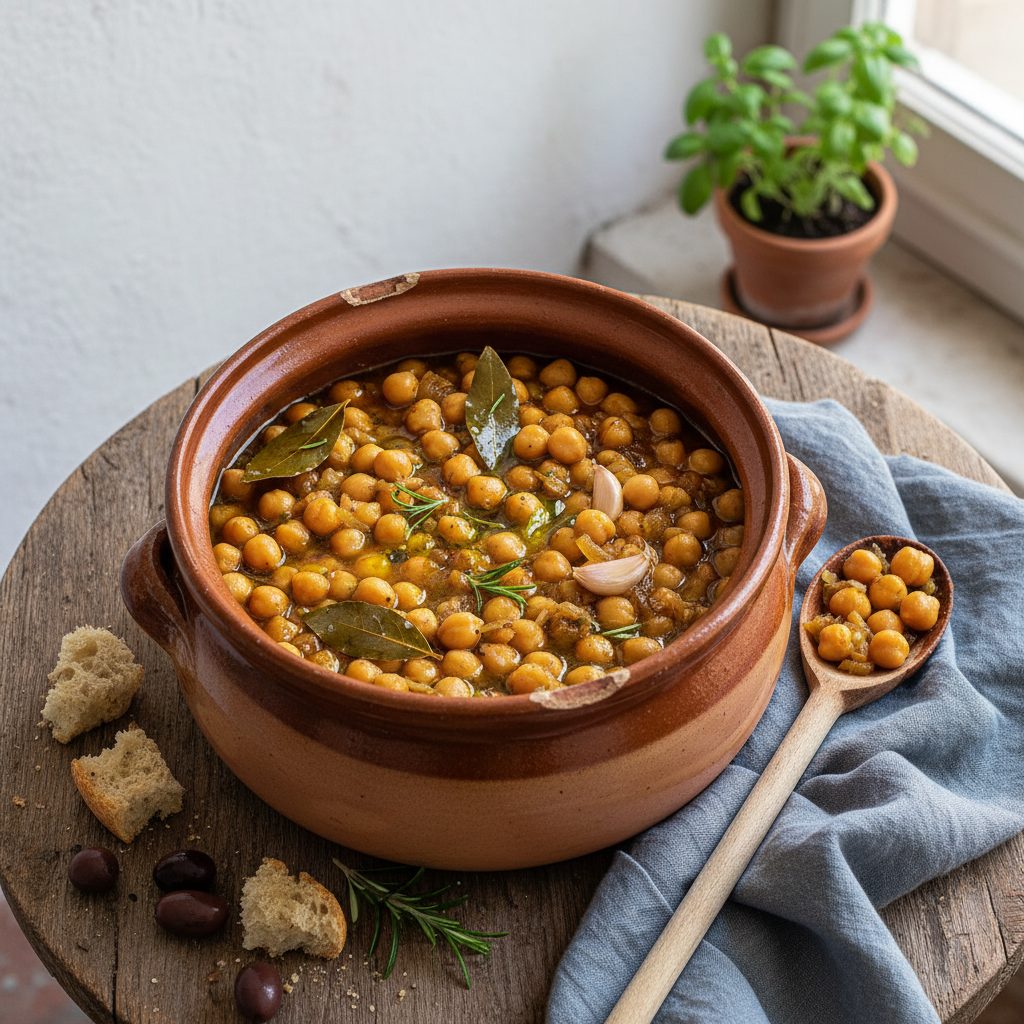 Slow-Baked Greek Chickpeas — Revithada Sifnos