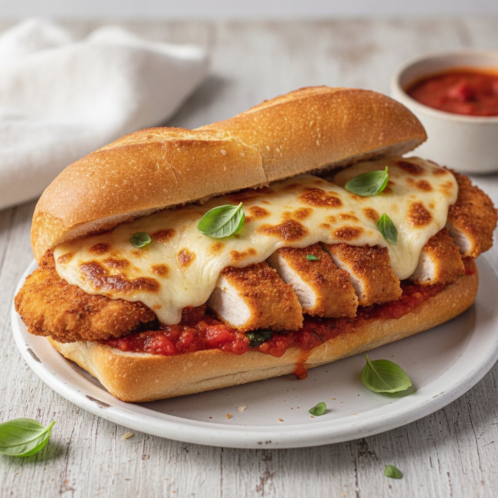 Chicken parm hero
