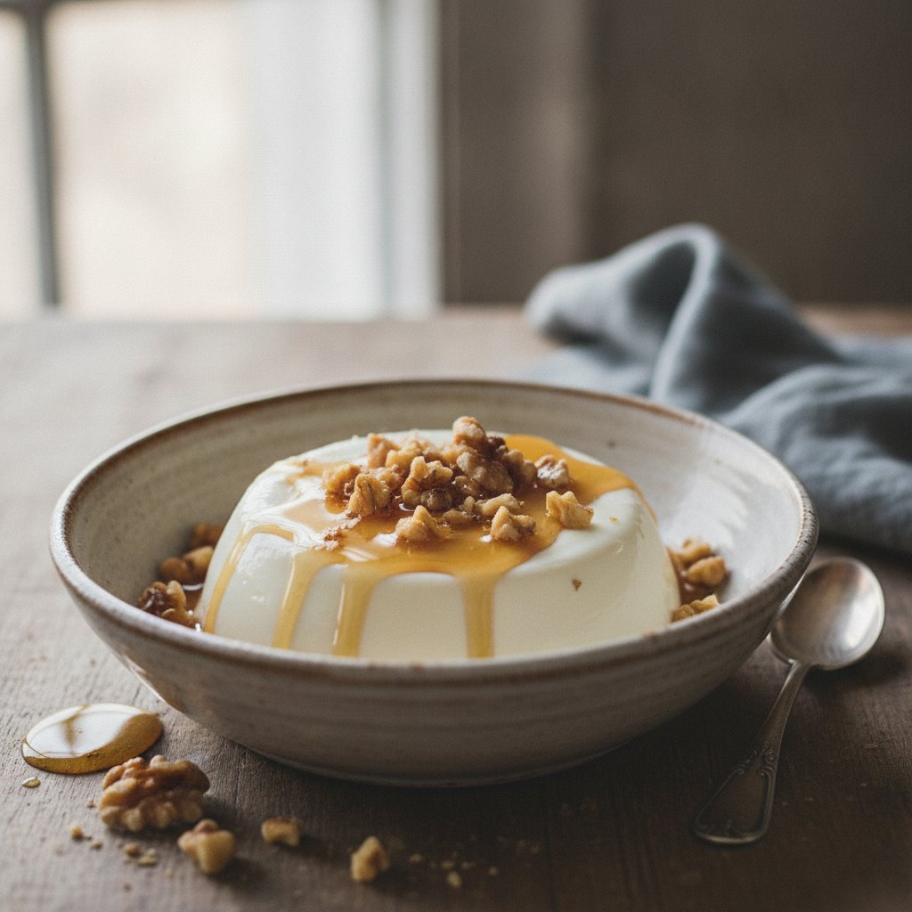 Greek Honey Yogurt Pudding