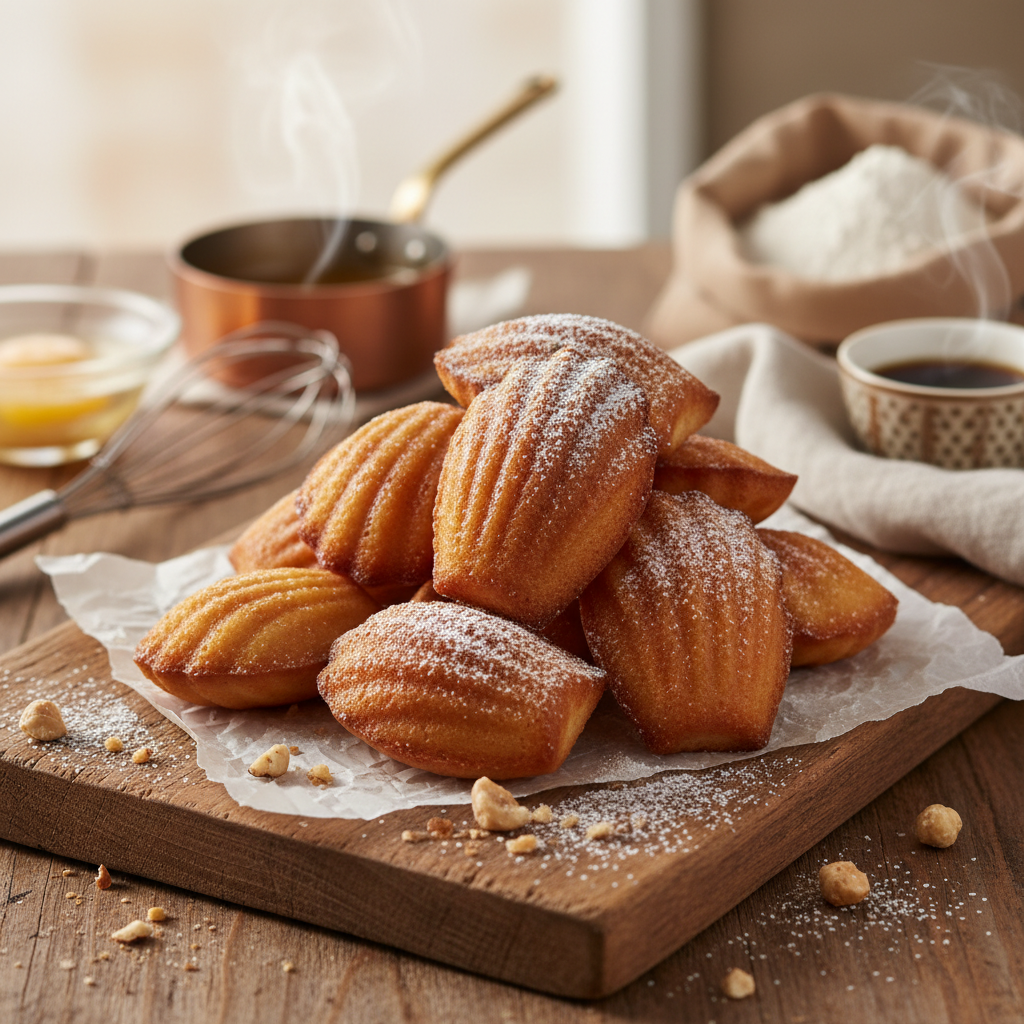 Brown Butter Madeleines
