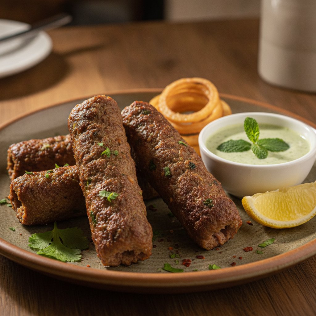 Grilled Minced Lamb Patties