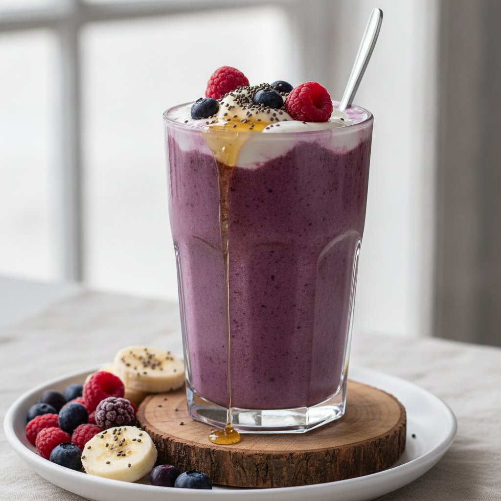 Greek Yogurt Berry Smoothie