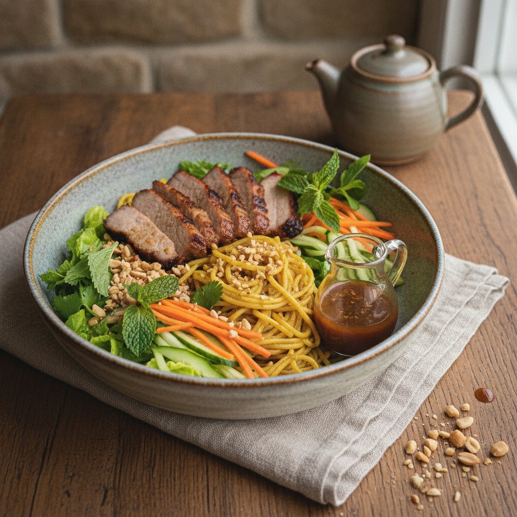 Central Vietnam Turmeric Noodles (Gluten-Free)