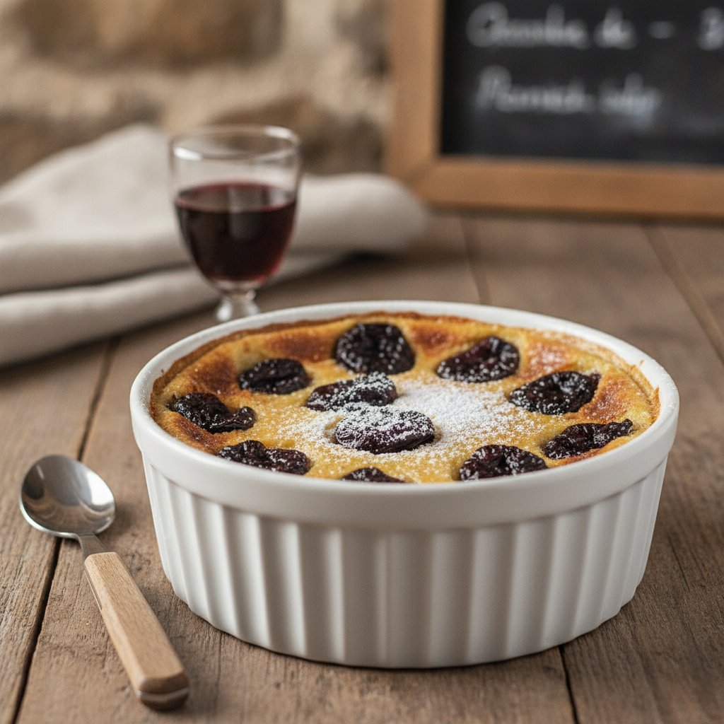 Prune Custard Bake